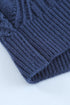 Strapped Cut Out Shoulder Turtleneck Sweater